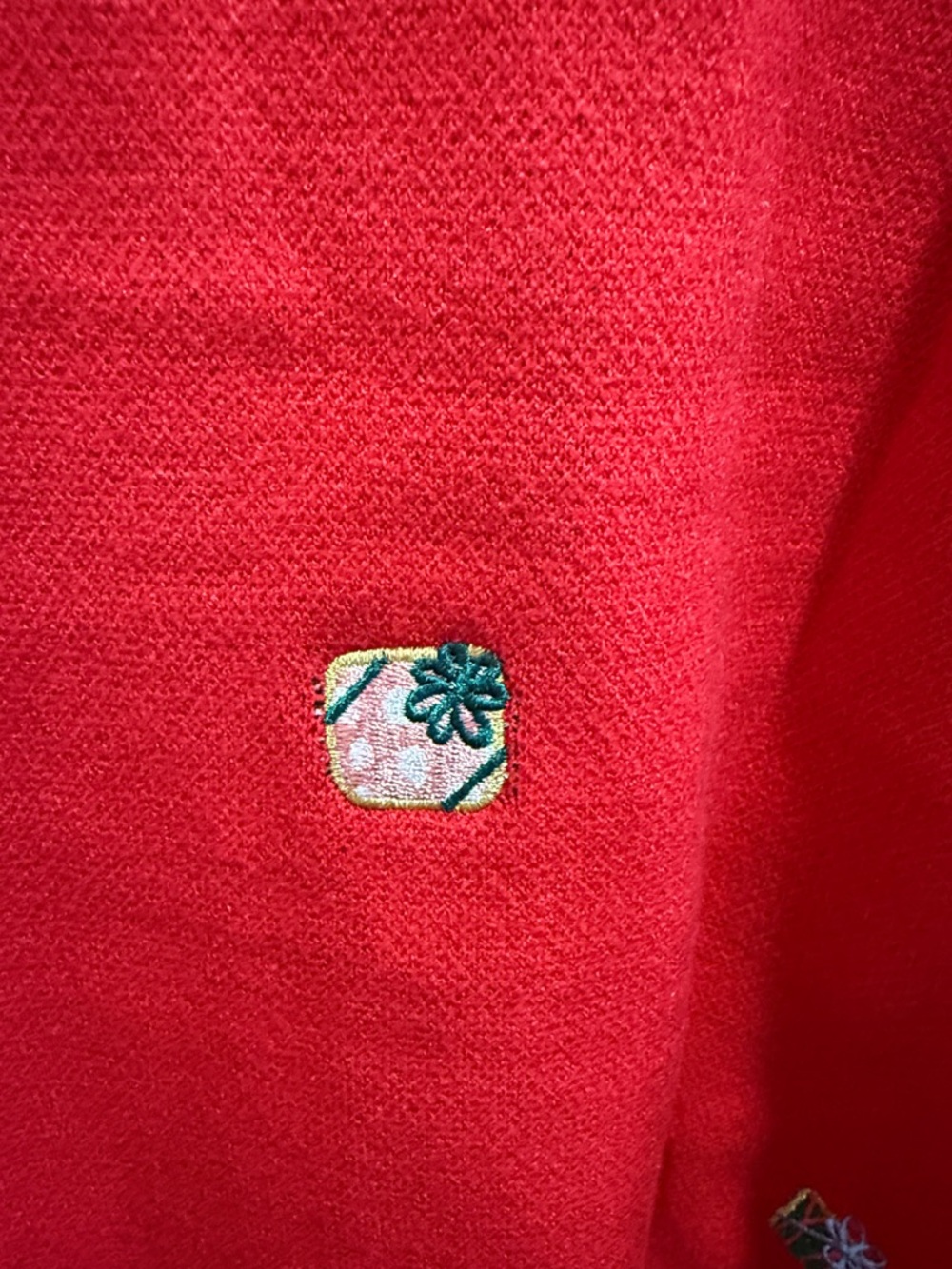 Red Mickey & Minnie Holiday Cardigan - Picture 5 of 5